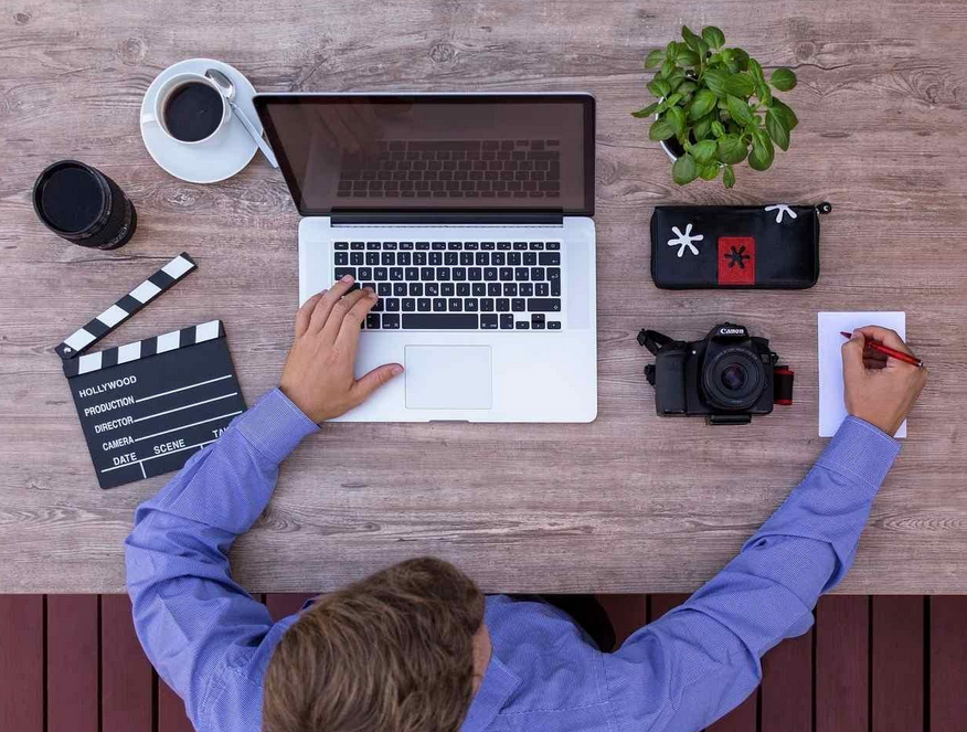 guy working on projects