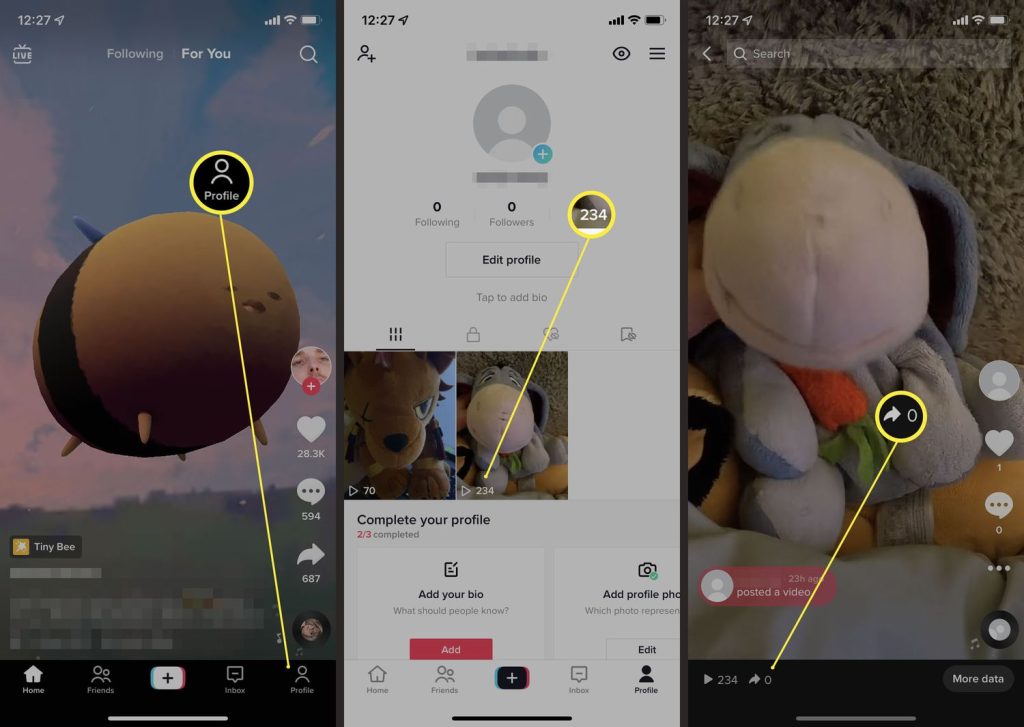 How to see who shared your TikTok video?